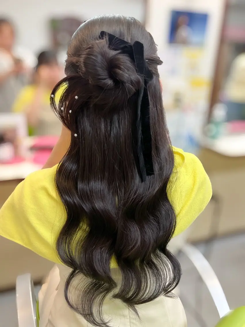 ヘアアレンジ ハーフアップ ヘアセット 繁華街のヘアメさん/ 麻貴のヘアスタイル