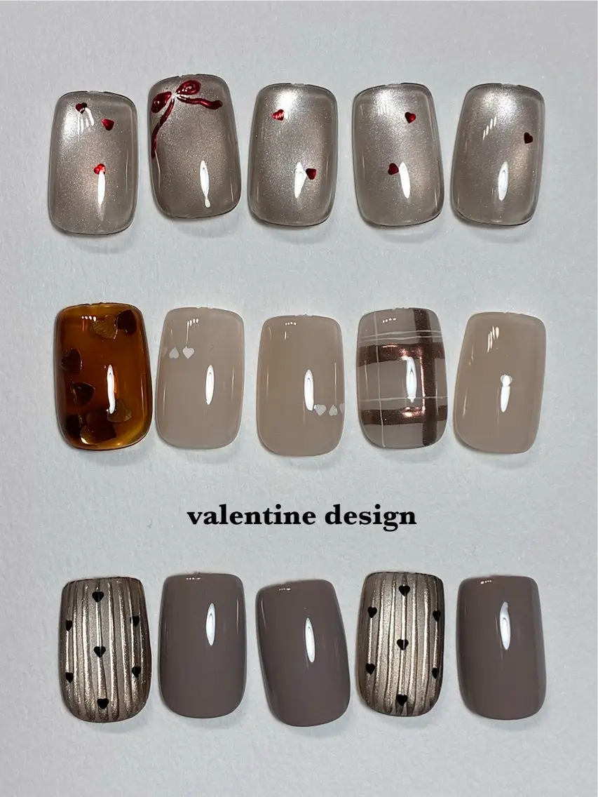 ネイル バレンタイン nail salon Lipine 新守山のネイルデザイン