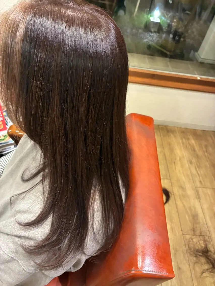 ロング カラー 清水 美香のヘアスタイル