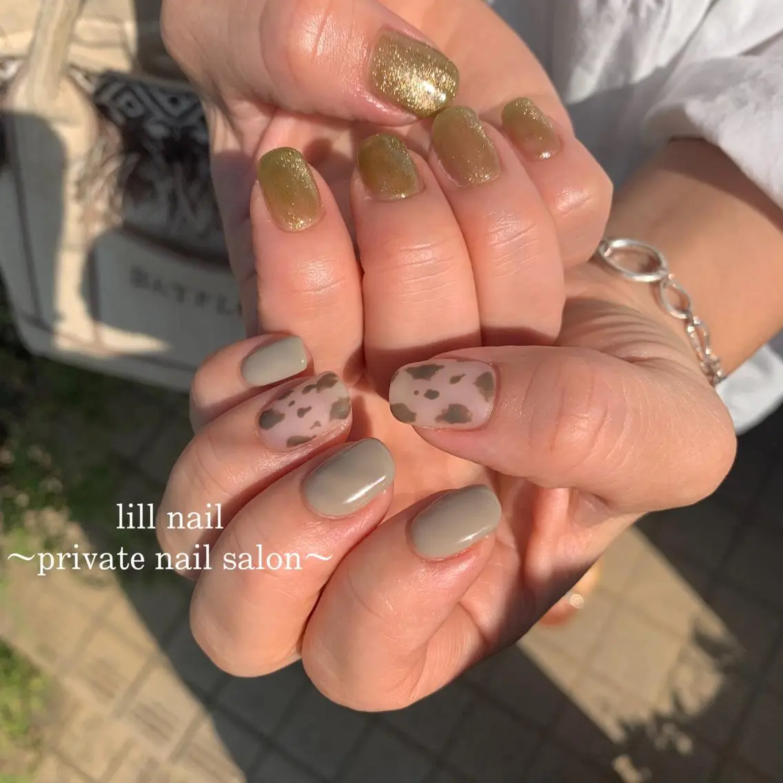 ミディアム pllia beautyのネイルデザイン