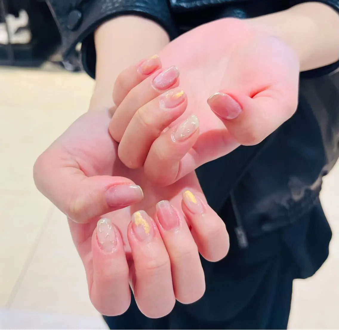 ネイル ニュアンスネイル ピンク 春ネイル Riry＊° knailのネイルデザイン