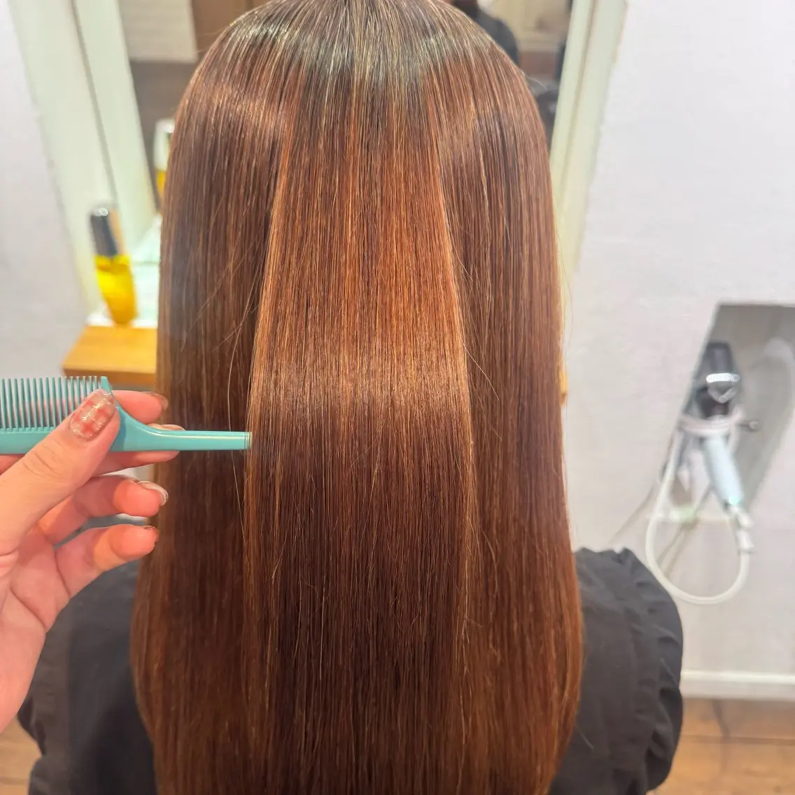 パーマ 縮毛矯正 つかもと みことのヘアスタイル
