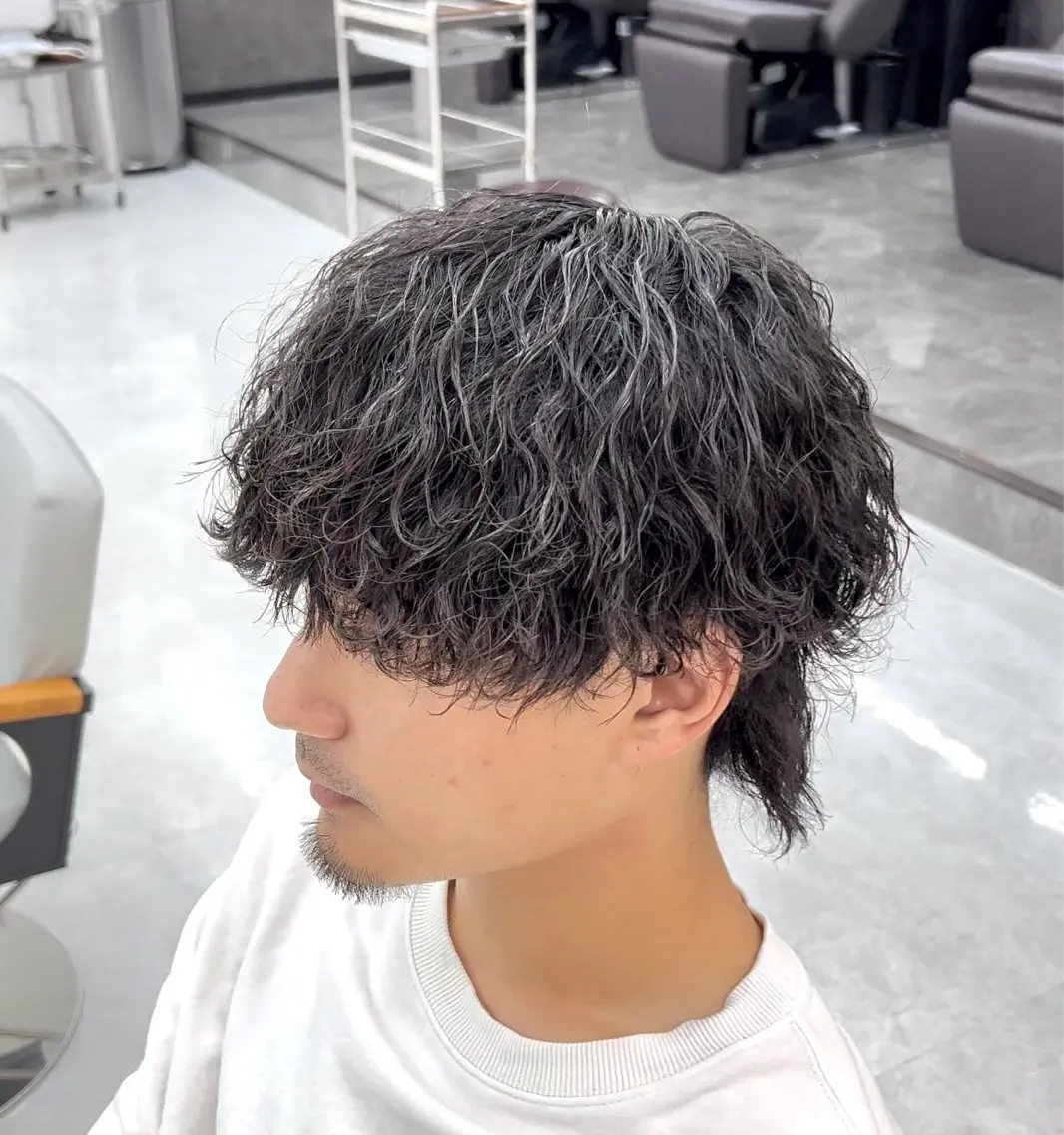 men's限定★★カット+ツイスパ 系or 波巻きパーマ+高級トリートメント¥ 19800→14300の写真