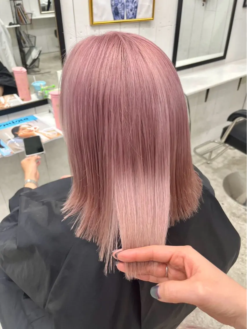 カラー ヘアカラー ENV 船橋 佐久間 彩のヘアスタイル