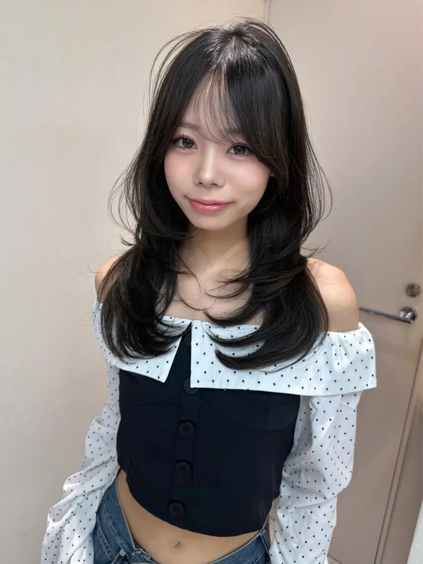 セミロング カラー カット ヘアカラー トリートメント 《髪質改善✖️オリー ブ🧸》小嶋拓也のヘアスタイル