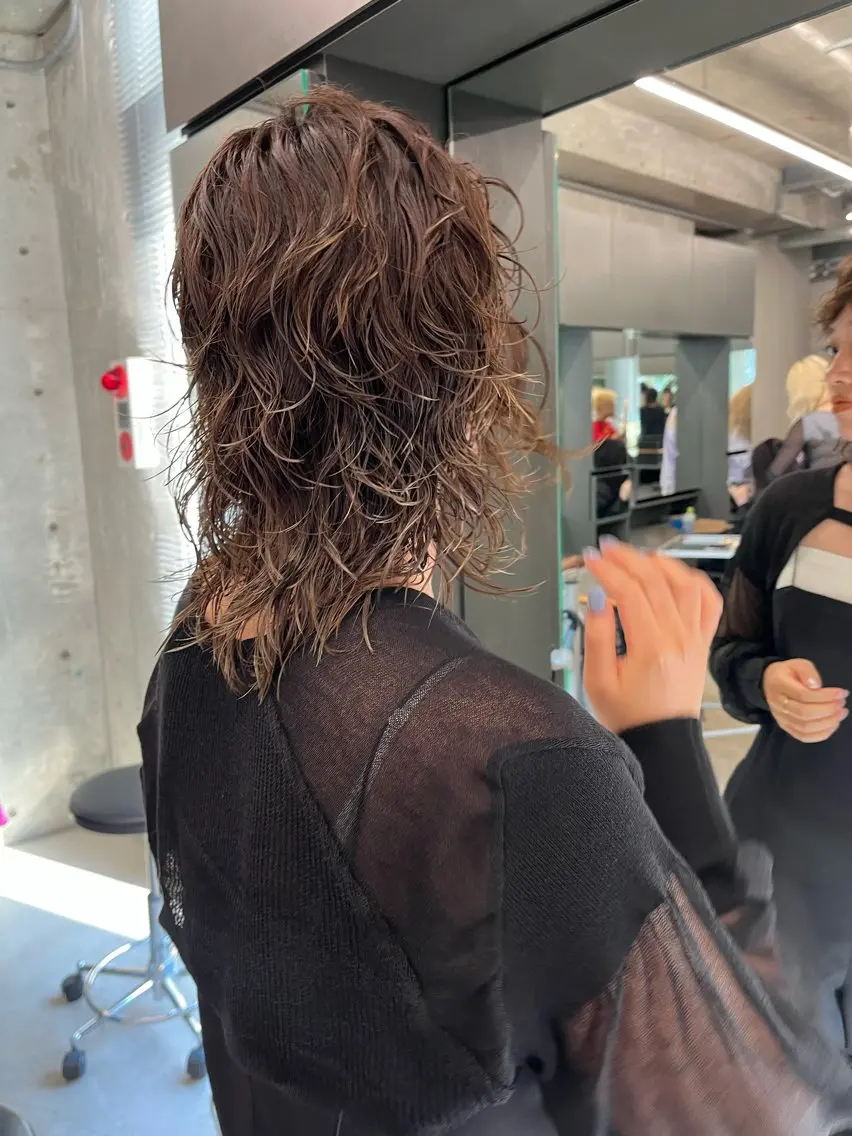 パーマ カット パーマ トリートメント 佐伯 和佳のヘアスタイル