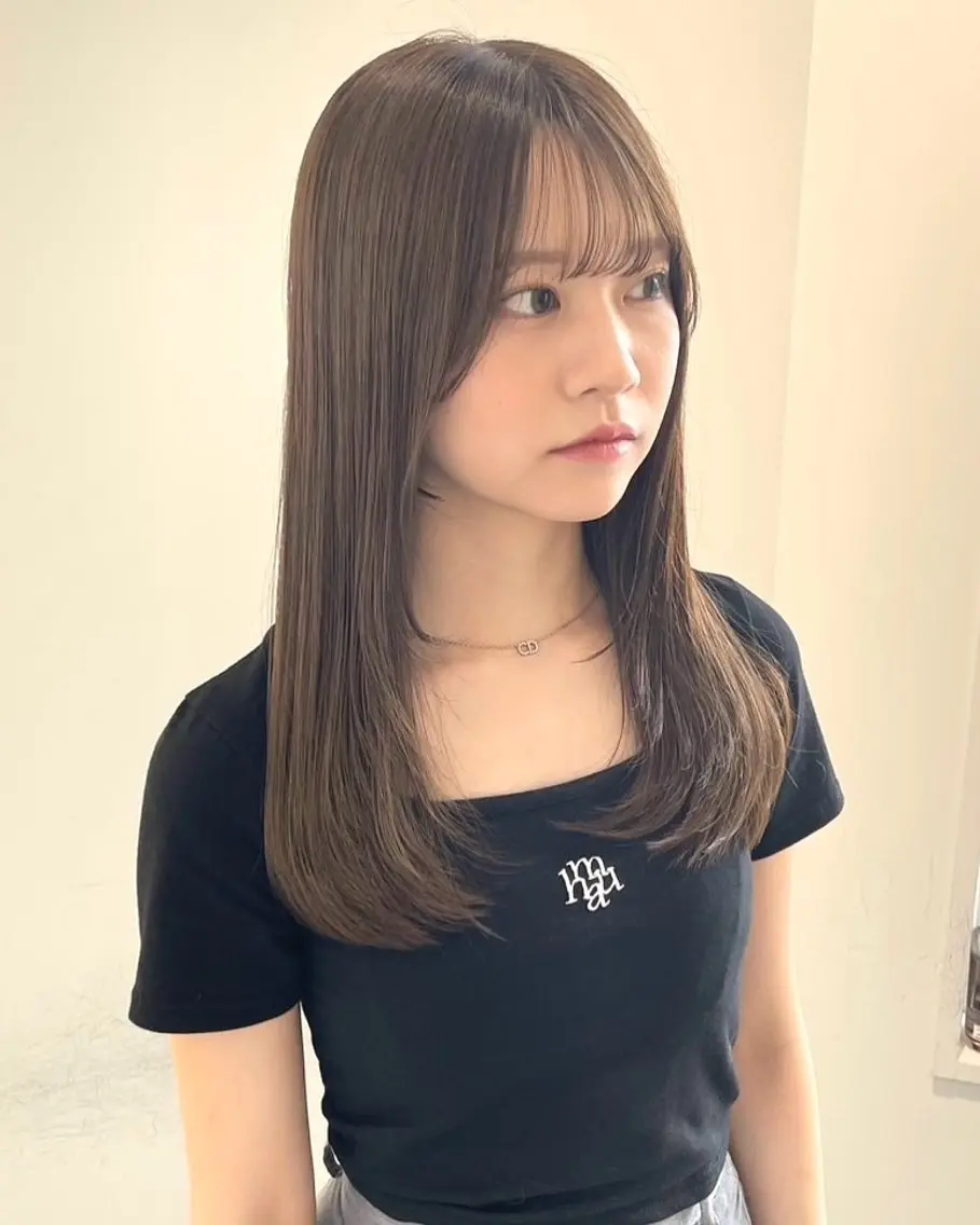 セミロング レイヤーカット 新宿⋆✦ Maoのヘアスタイル