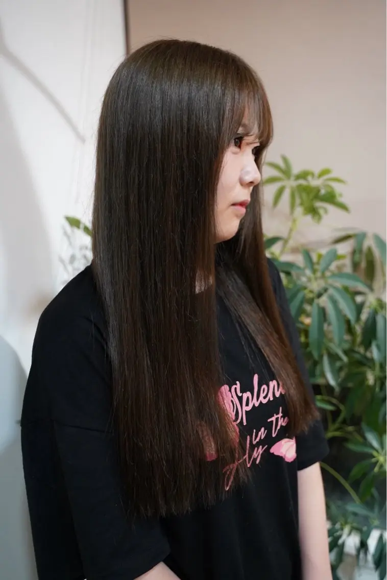 カラー 水口 青俐のヘアスタイル