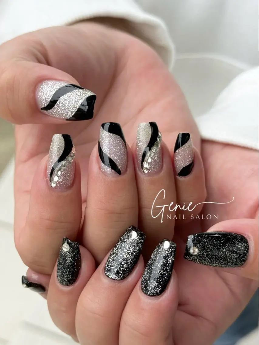 ネイル マグネットネイル ハンドネイル Nail salon Genieのネイルデザイン
