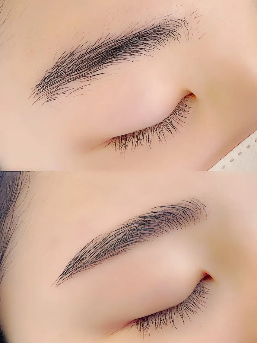 アイブロウ ハリウッドブロウリフト ワックス脱毛 sii. eyelashのマツエク・マツパデザイン