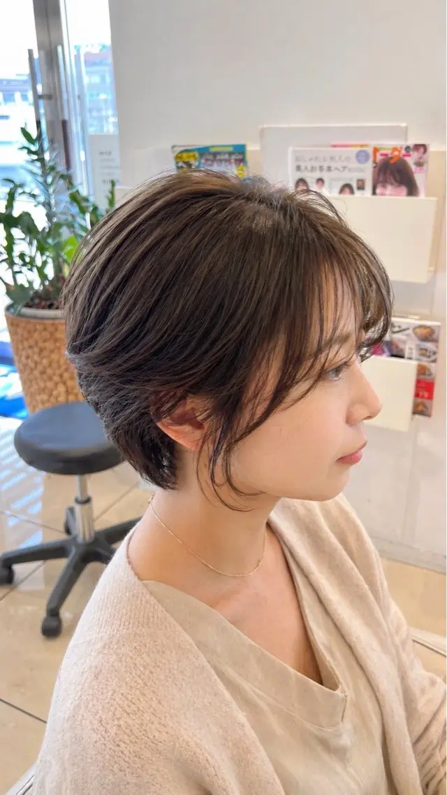 ショート カット ヘアカラー トリートメント 金子 直樹のヘアスタイル
