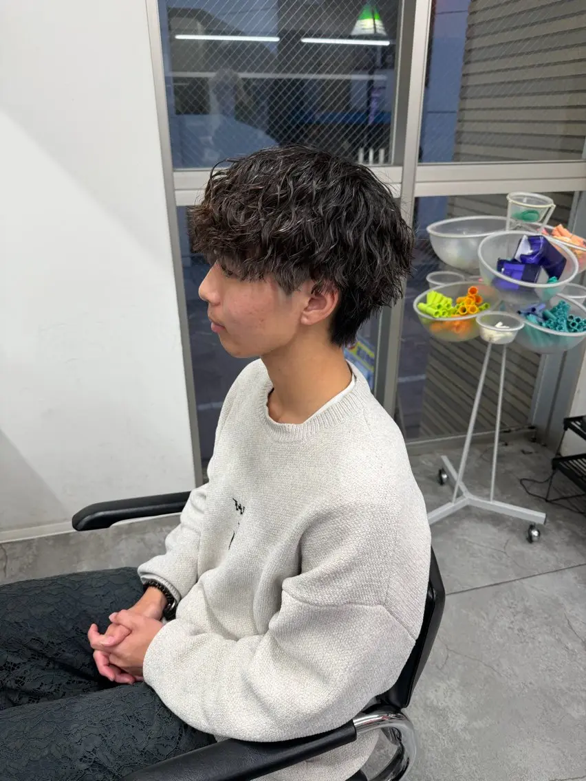パーマ メンズ カット パーマ 町田エリアＮｏ．１/ パーマ特化/太田京希のヘアスタイル