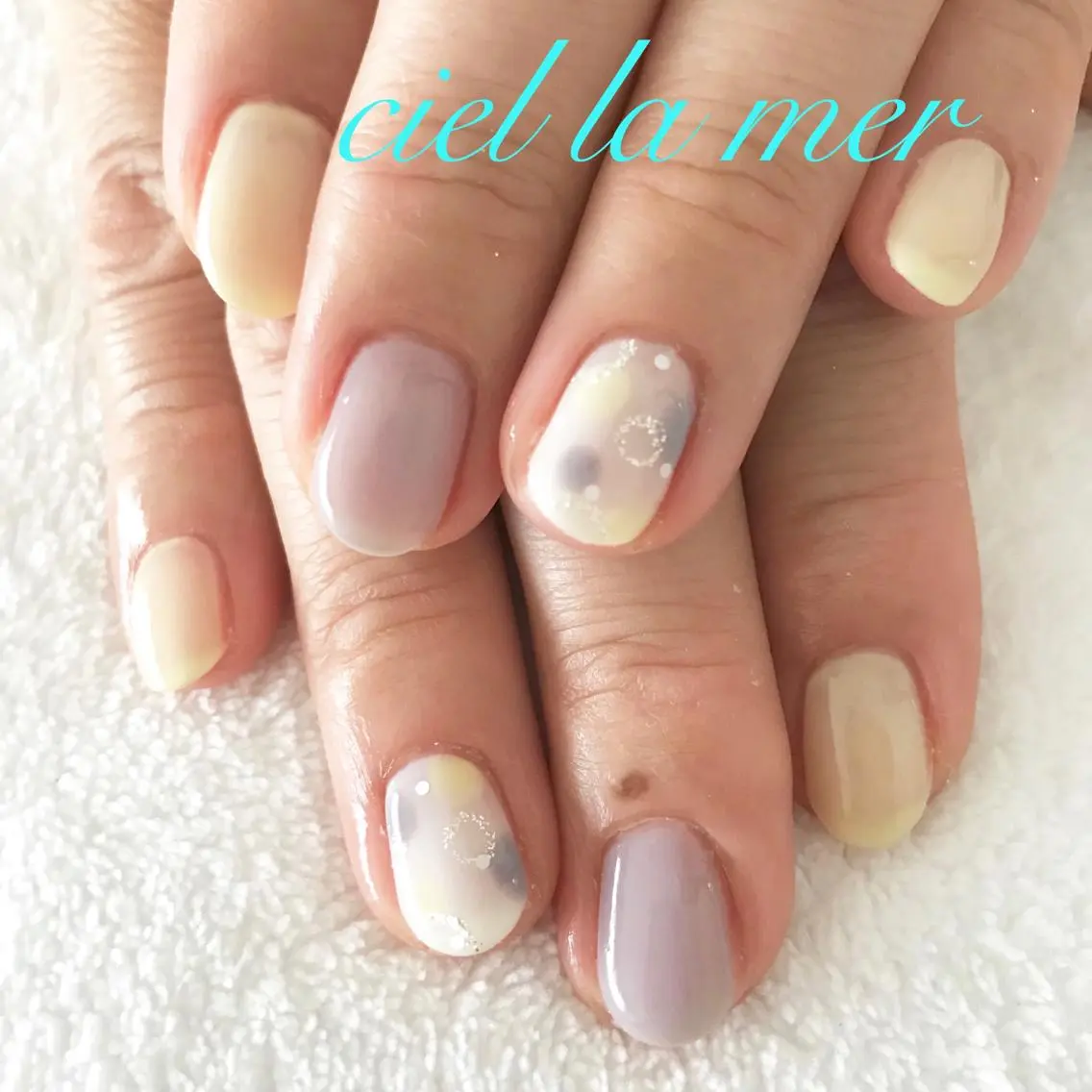 ネイル ハンドネイル フットネイル ciel la merのネイルデザイン