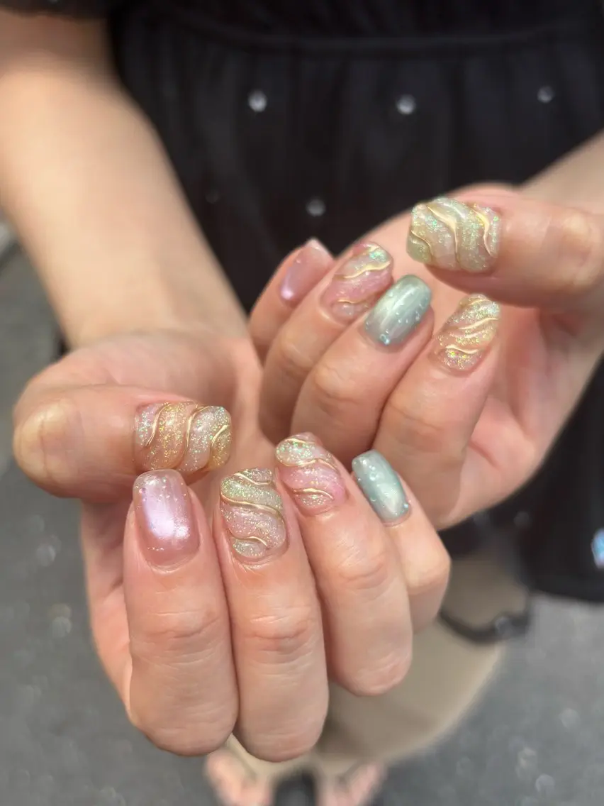 ネイル ハンドネイル 💅Perfect Wink RUI🌈のネイルデザイン
