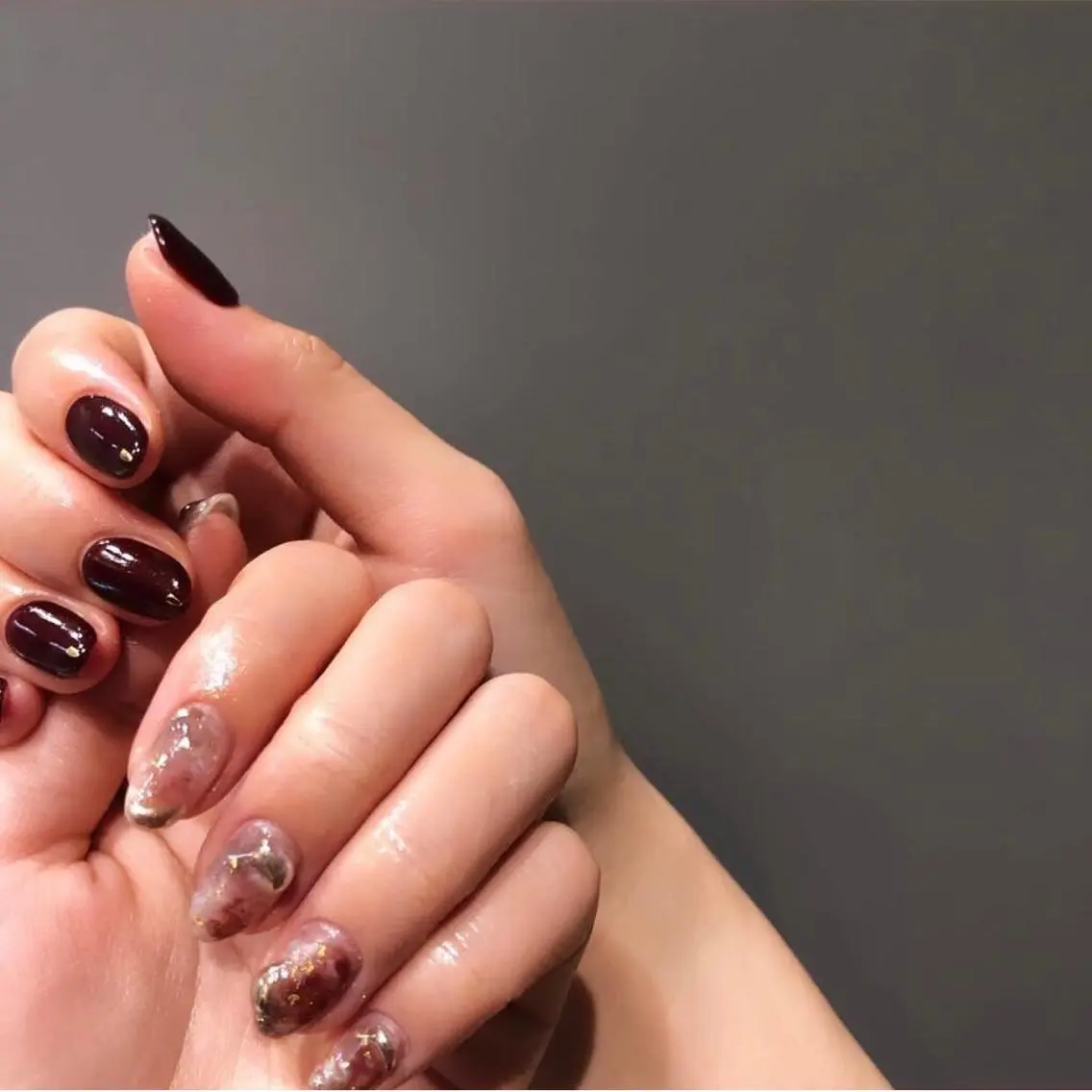 ネイル ニュアンスネイル ハンドネイル フットネイル ハンドケア Miyagi Asamiのネイルデザイン