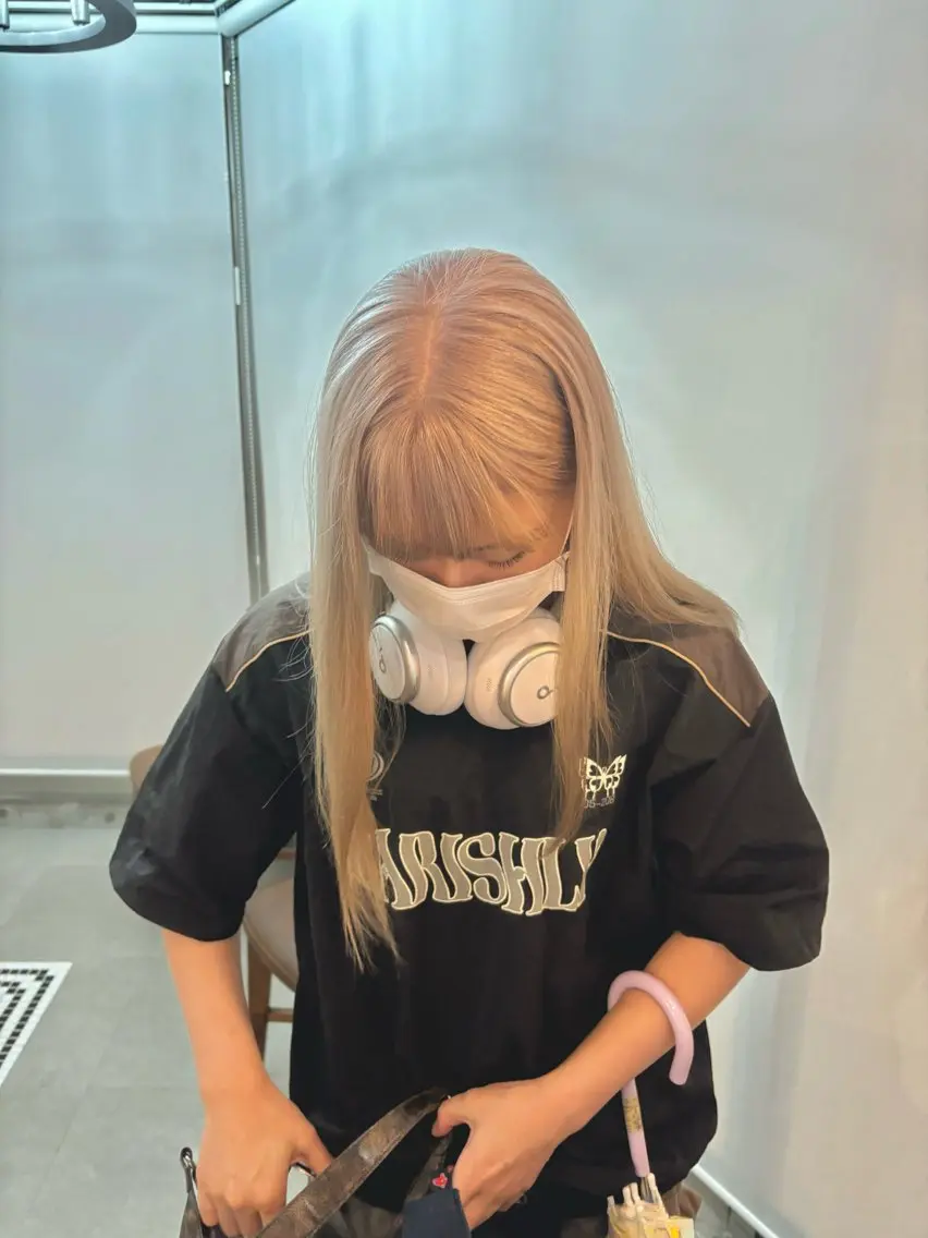 【🎀ケアブリーチ🎀】ブリーチダブルカラー + 1stepトリートメントの写真