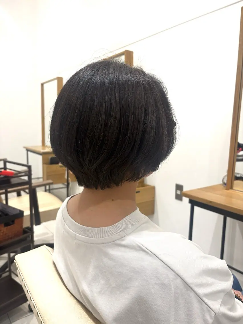 【営業後限定】✂️丸みショートカット✂️オージュアでのシャンプートリートメント付きの写真