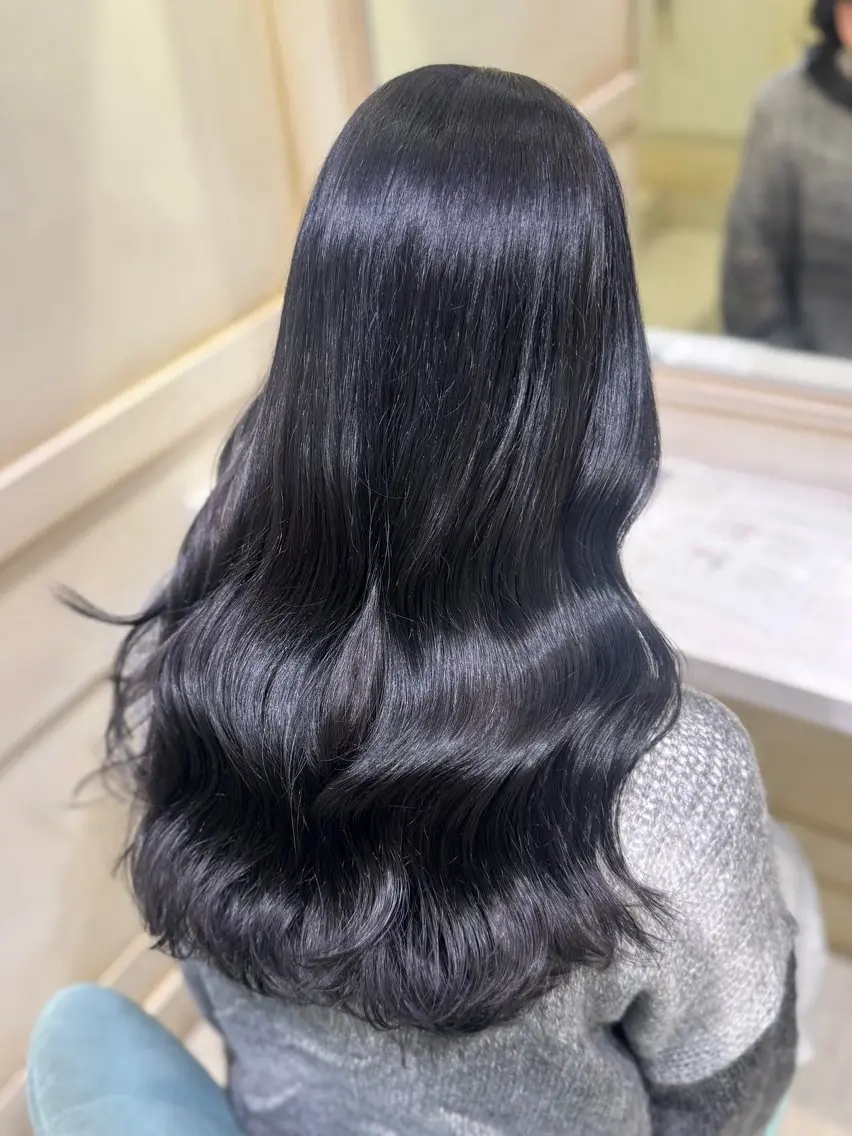 ロング カラー 透明感カラー/ ななみ🎀のヘアスタイル