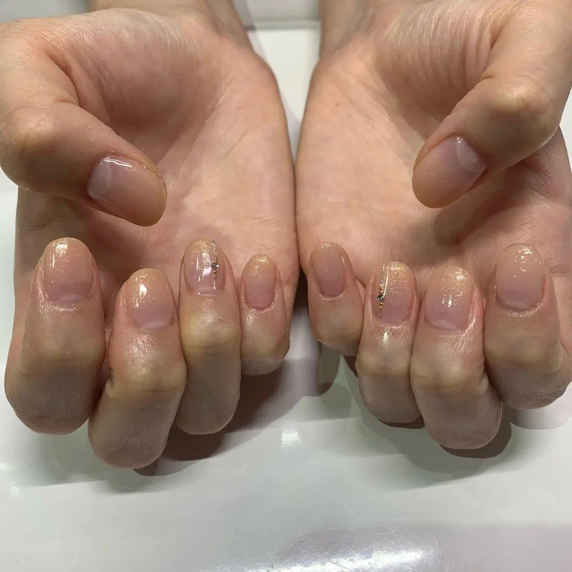 ネイル アートネイル グラデーション ELAN) Hasegawaのネイルデザイン