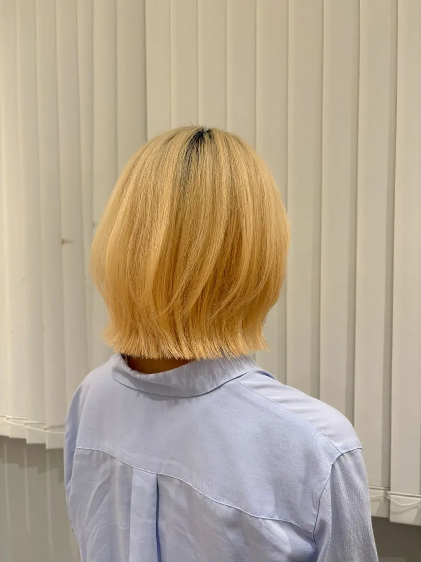 ミディアム 落合 美穂のヘアスタイル