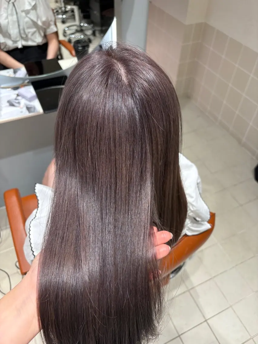 カラー 竹田 真紘のヘアスタイル