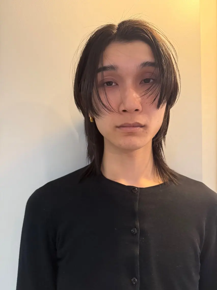 ミディアム 髪質改善 レイヤーカット トリートメント ウルフカット 縮毛矯正 林 コウセイ【三軒茶屋】のヘアスタイル
