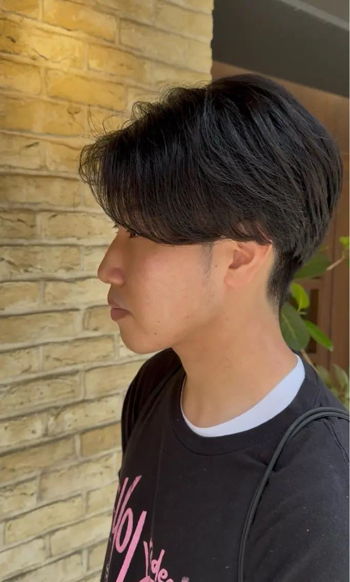 メンズ 艶髪💎透明感✨ 似合わせ💛RIHOのヘアスタイル