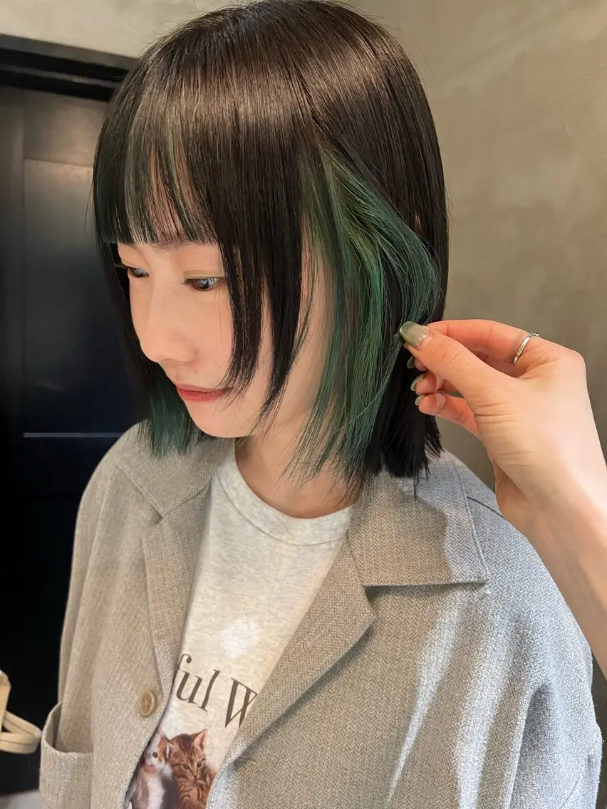 ミディアム カラー ヘアカラー トリートメント アンニュイヘア🪽 ayumiのヘアスタイル
