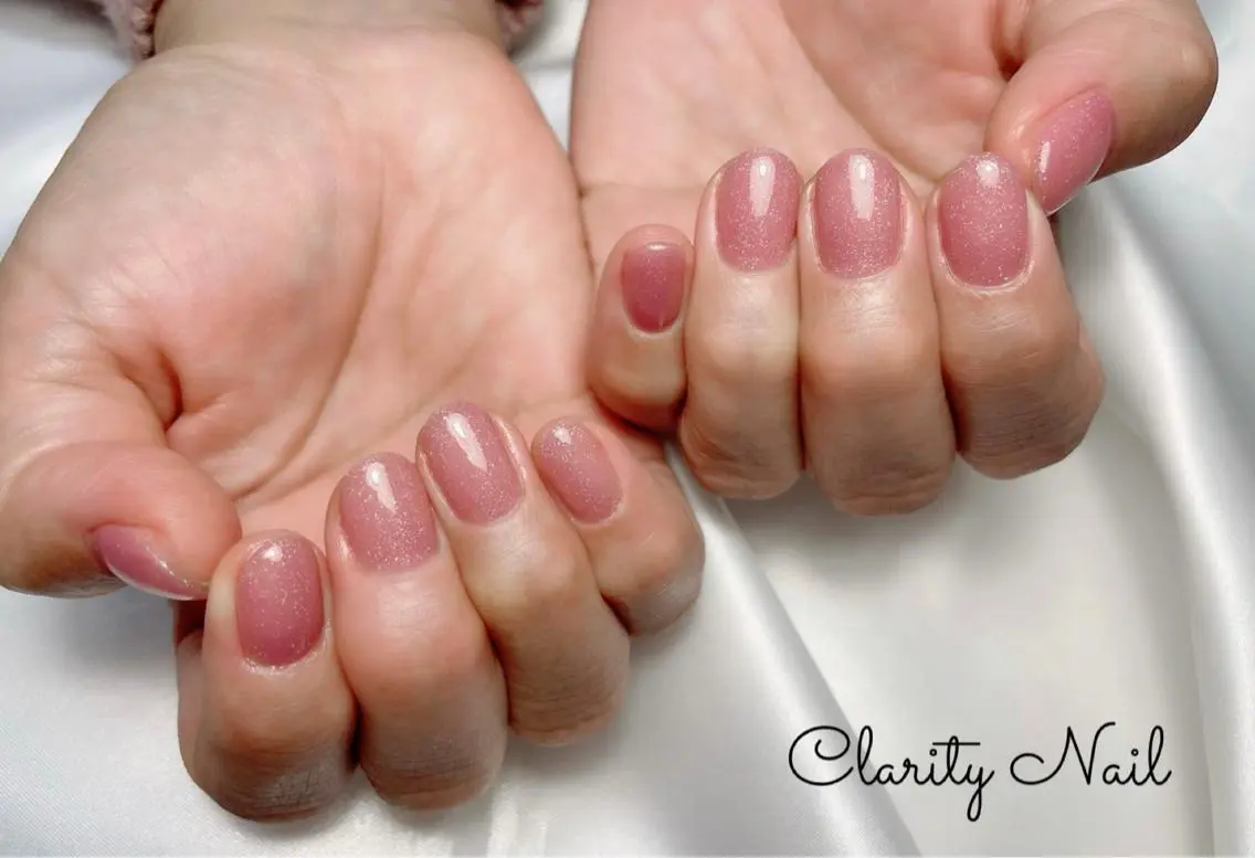 ネイル ワンカラーネイル ハンドネイル Clarity Nailのネイルデザイン