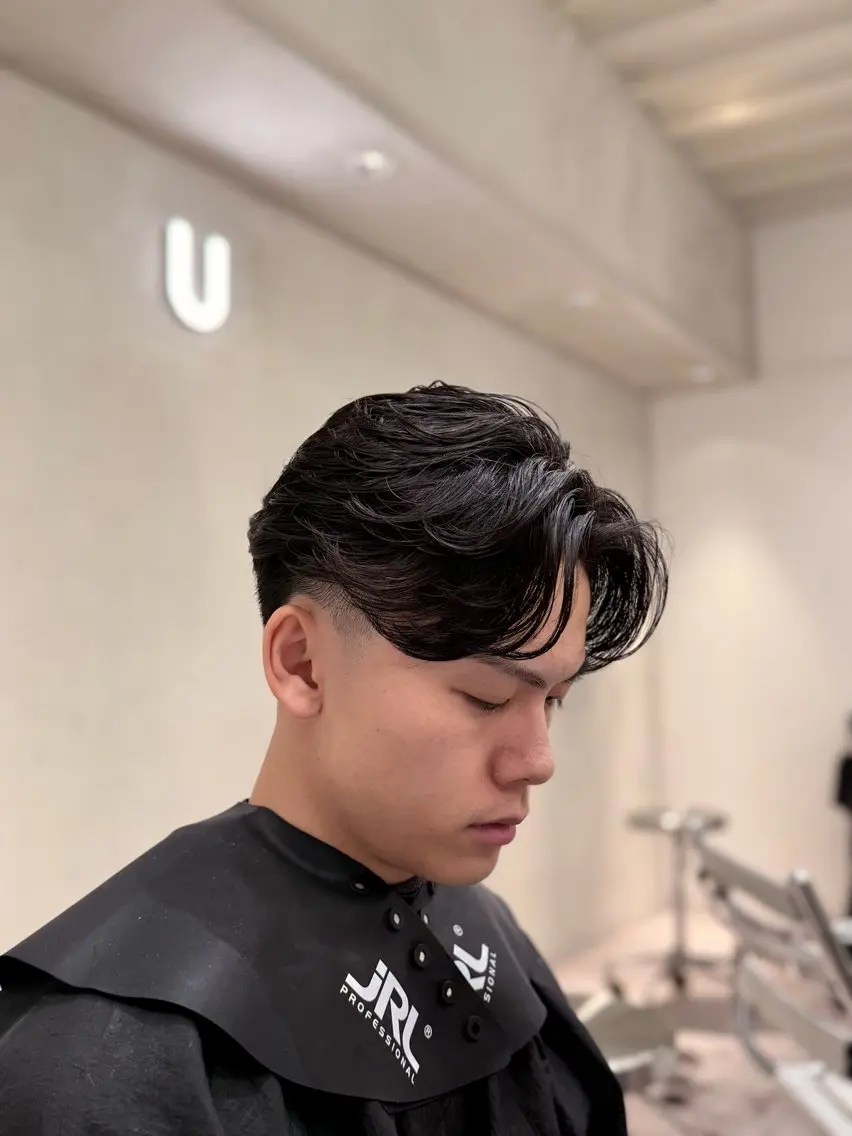 ショート メンズ メンズパーマ ショートヘア カット トリートメント メンズ特化/パーマ/ フェード/渋谷/千尋のヘアスタイル