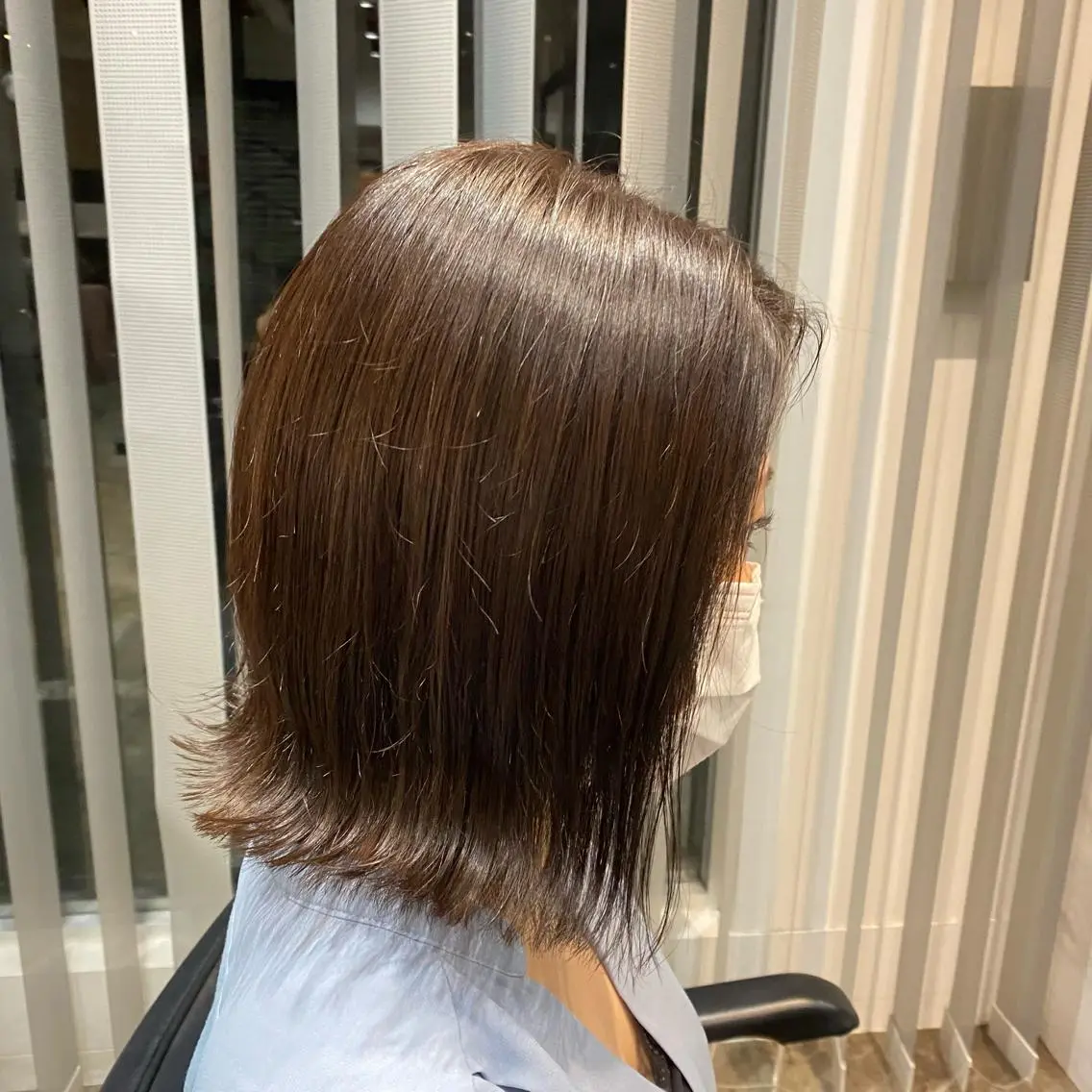 ミディアム カラー 透明感カラー 増子 祐太朗のヘアスタイル