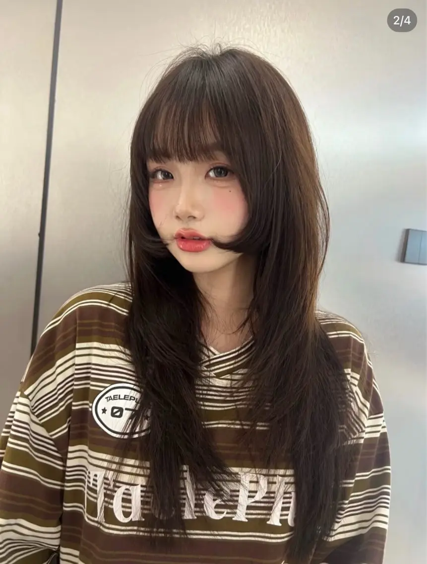 ロング 島守 美奈子のヘアスタイル