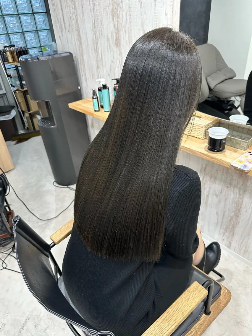 ロング カラー カット ヘアカラー トリートメント 鈴木 悠平のヘアスタイル
