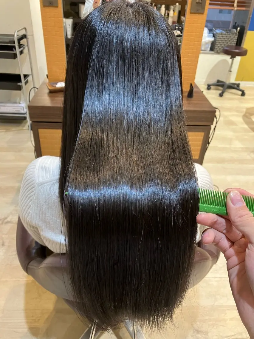 セミロング トリートメント 🍀髪質改善、カラー TAICHI🍀のヘアスタイル