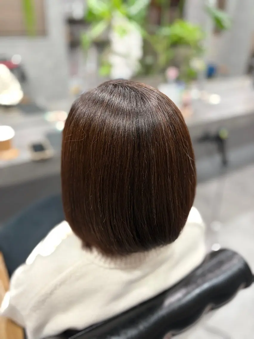 カラー 白髪ケアBAUM さなのヘアスタイル