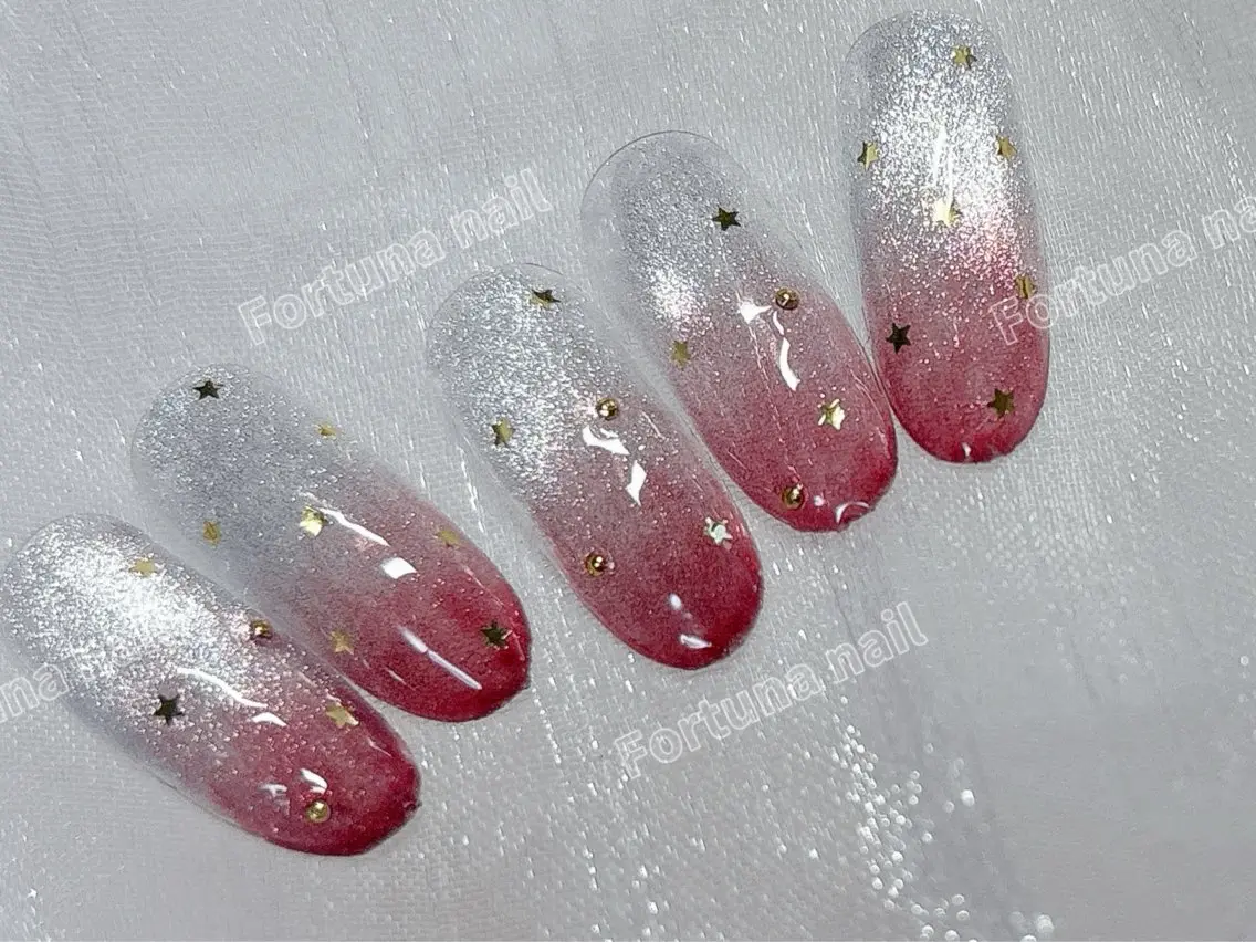 ネイル 冬ネイル クリスマス Nail •Head スパFortunaのネイルデザイン