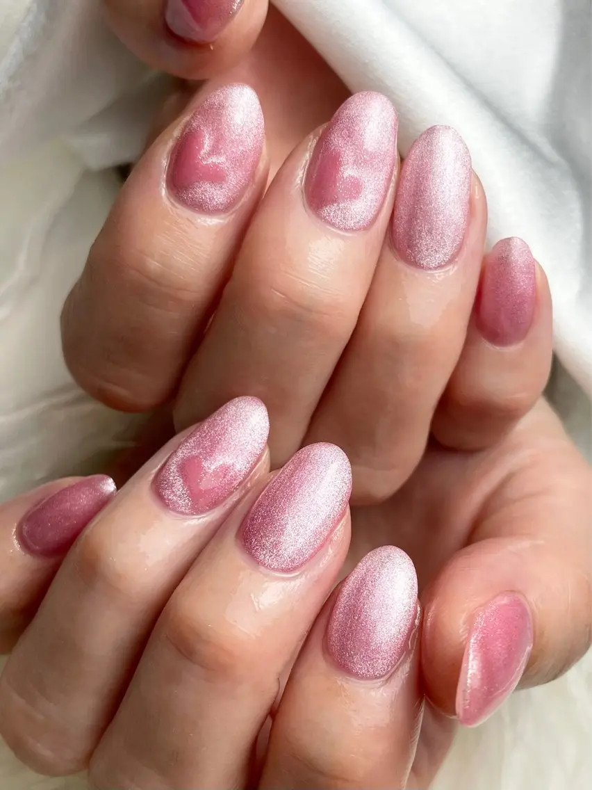 ネイル ハート ハンドネイル LadyLuck Ayanoのネイルデザイン