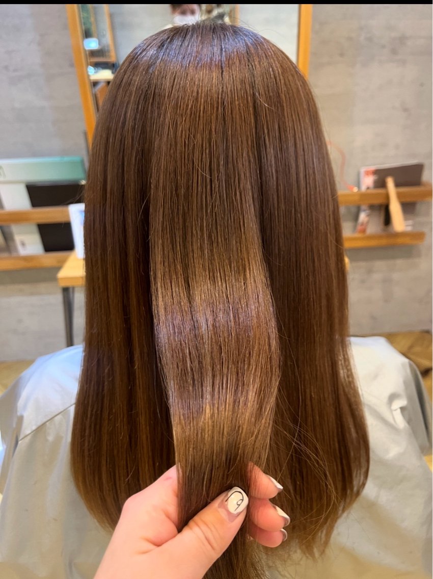 セミロング カット トリートメント Reina Agu cardinal片町のヘアスタイル
