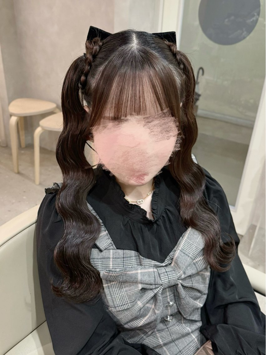 ヘアアレンジ ヘアセット セットサロンCURE 🩵あんみのマツエク・マツパデザイン