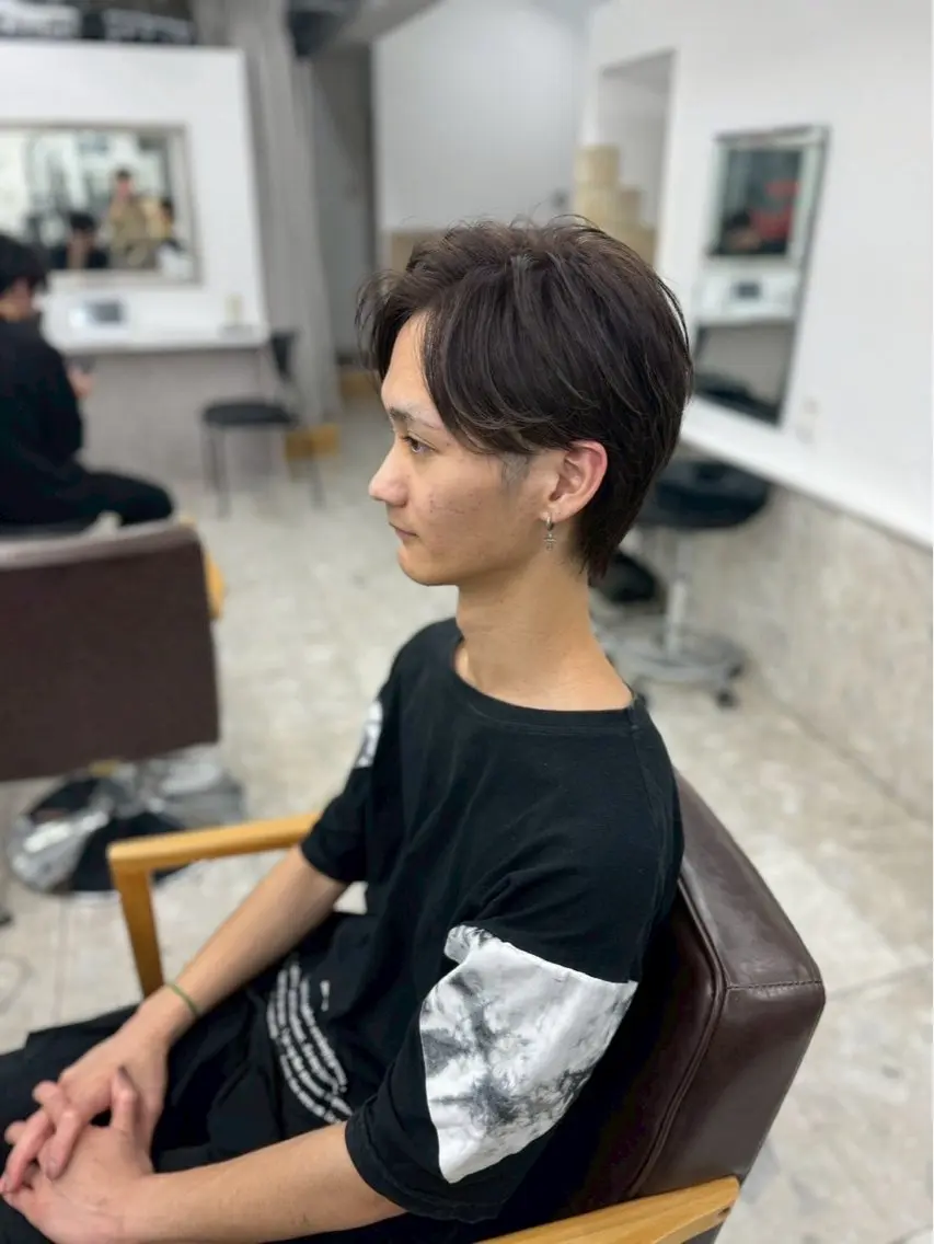 【似合わせカット✂️】センターパートスタイルの写真