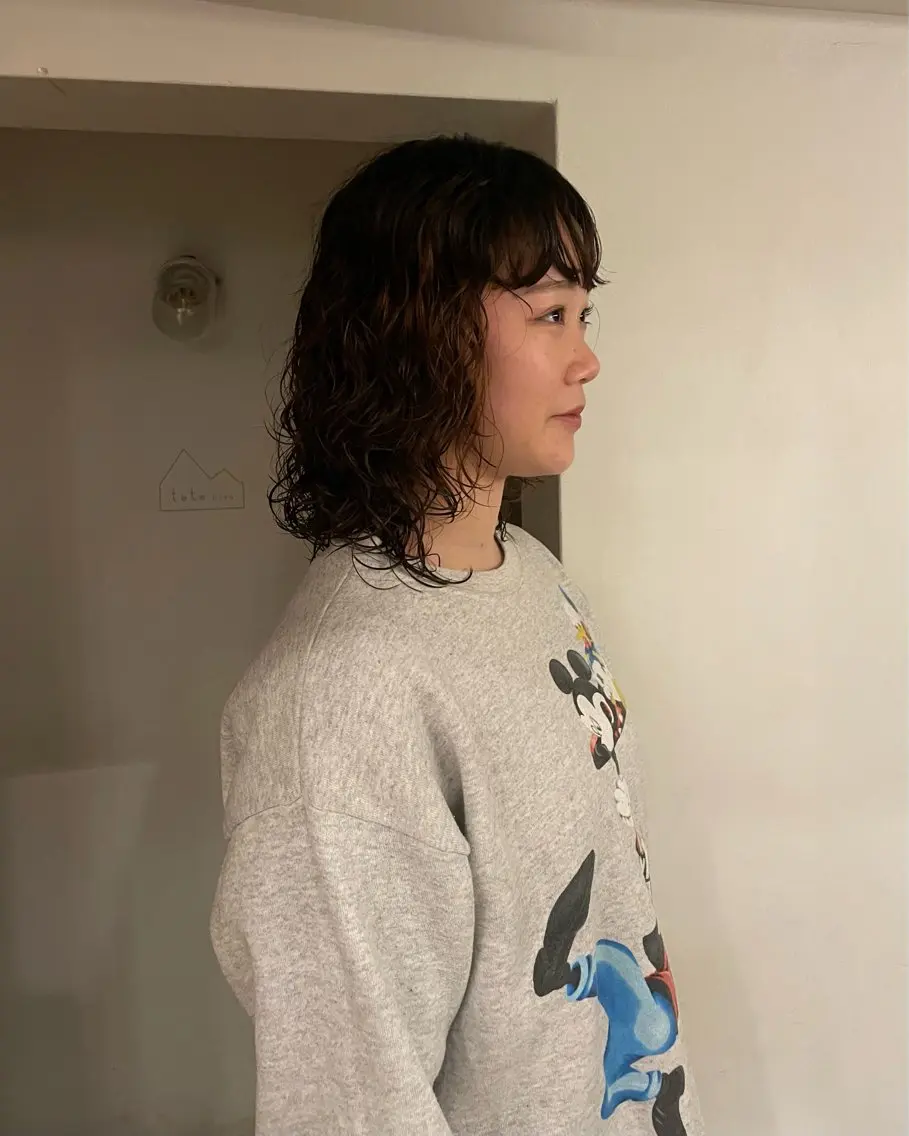ミディアム パーマ 原宿/ケパーマ 🧺ユウマのヘアスタイル