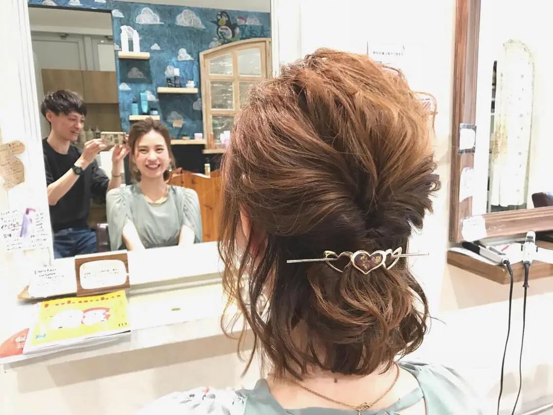 ショート ヘアアレンジ メンズ指名多数!! 田島史也のヘアスタイル