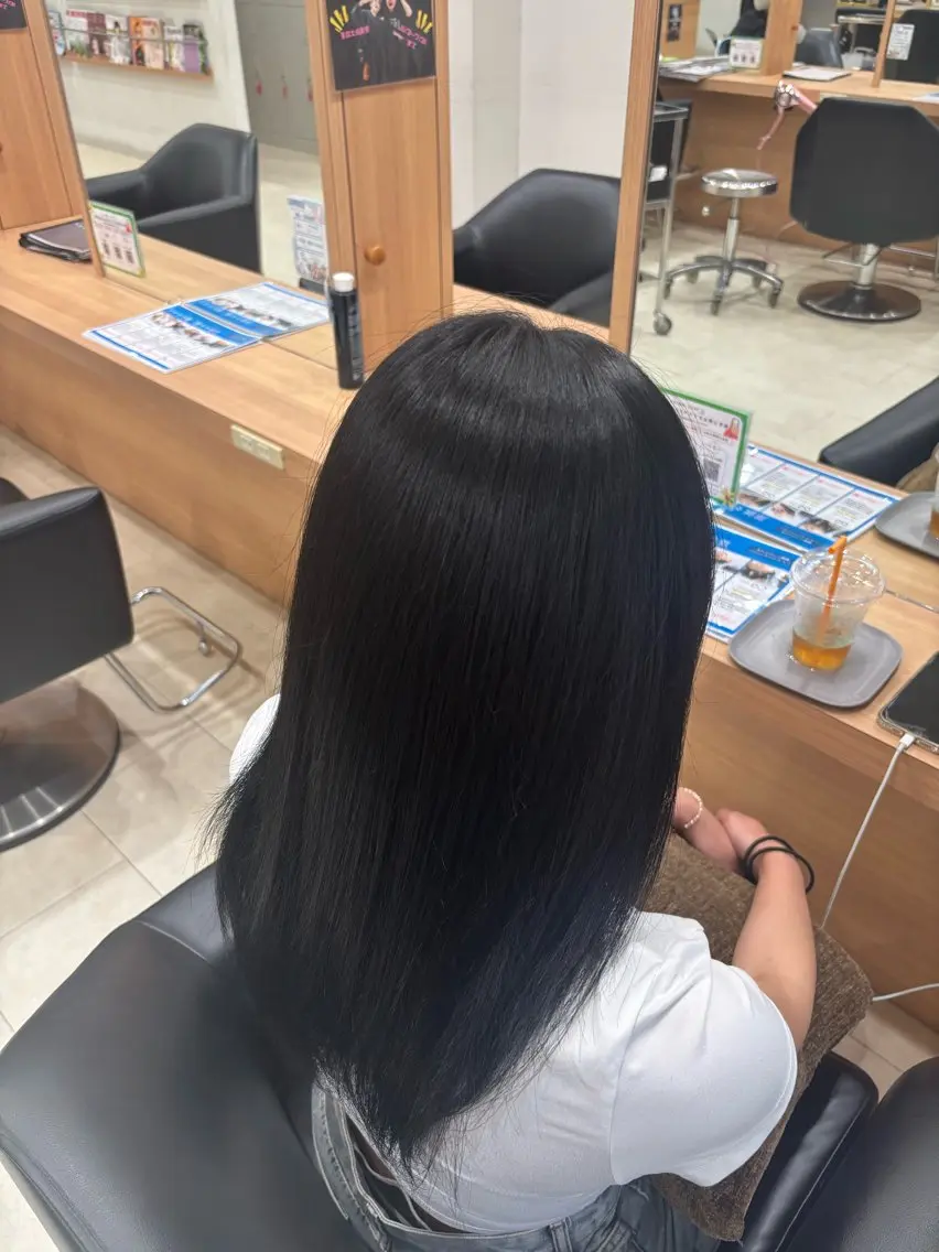 セミロング 髪質改善 ヘアカラー 垣村 艶樹のヘアスタイル