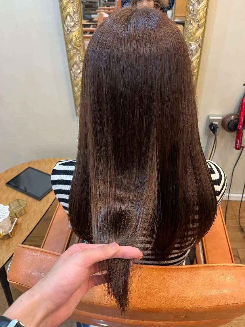 ロング ⚪️髪質改善 縮毛 店長 コウ⚪️のヘアスタイル