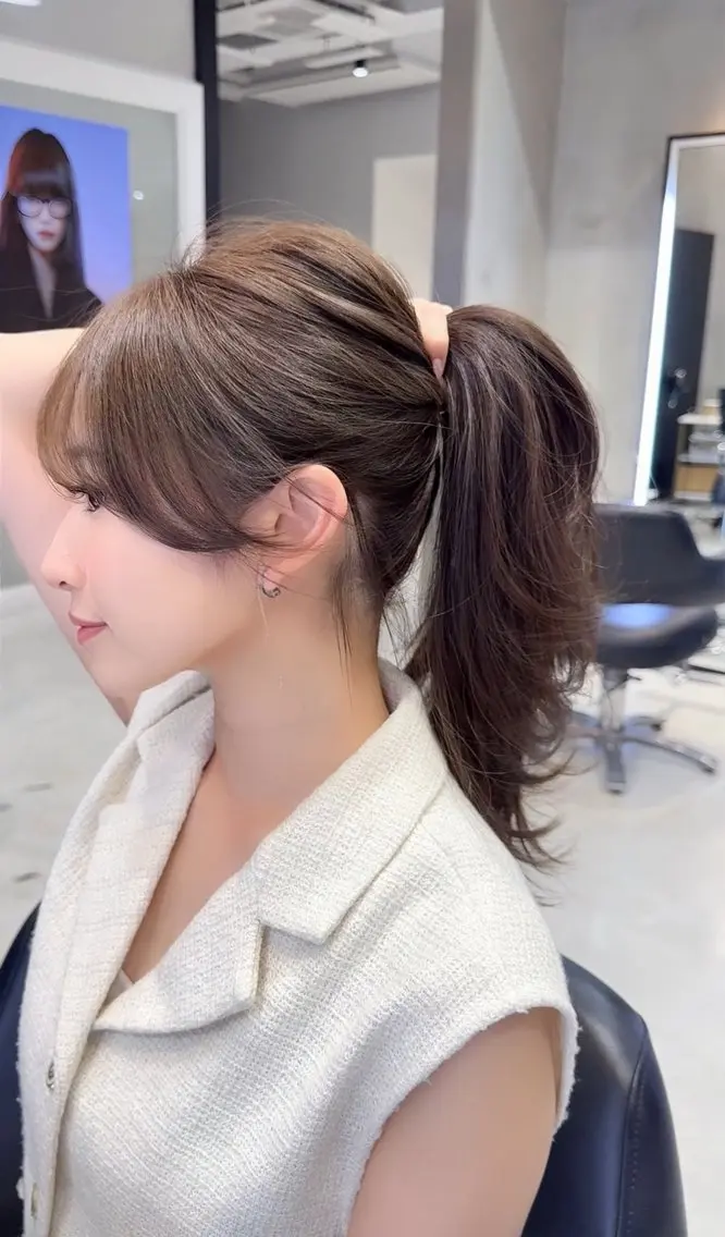 ロング 髪質改善 韓国風ヘア レイヤーカット 小顔カット トリートメント カット ヘアカラー トリートメント 🍀美髪クリエイター 味田　雅宏🍀のヘアスタイル