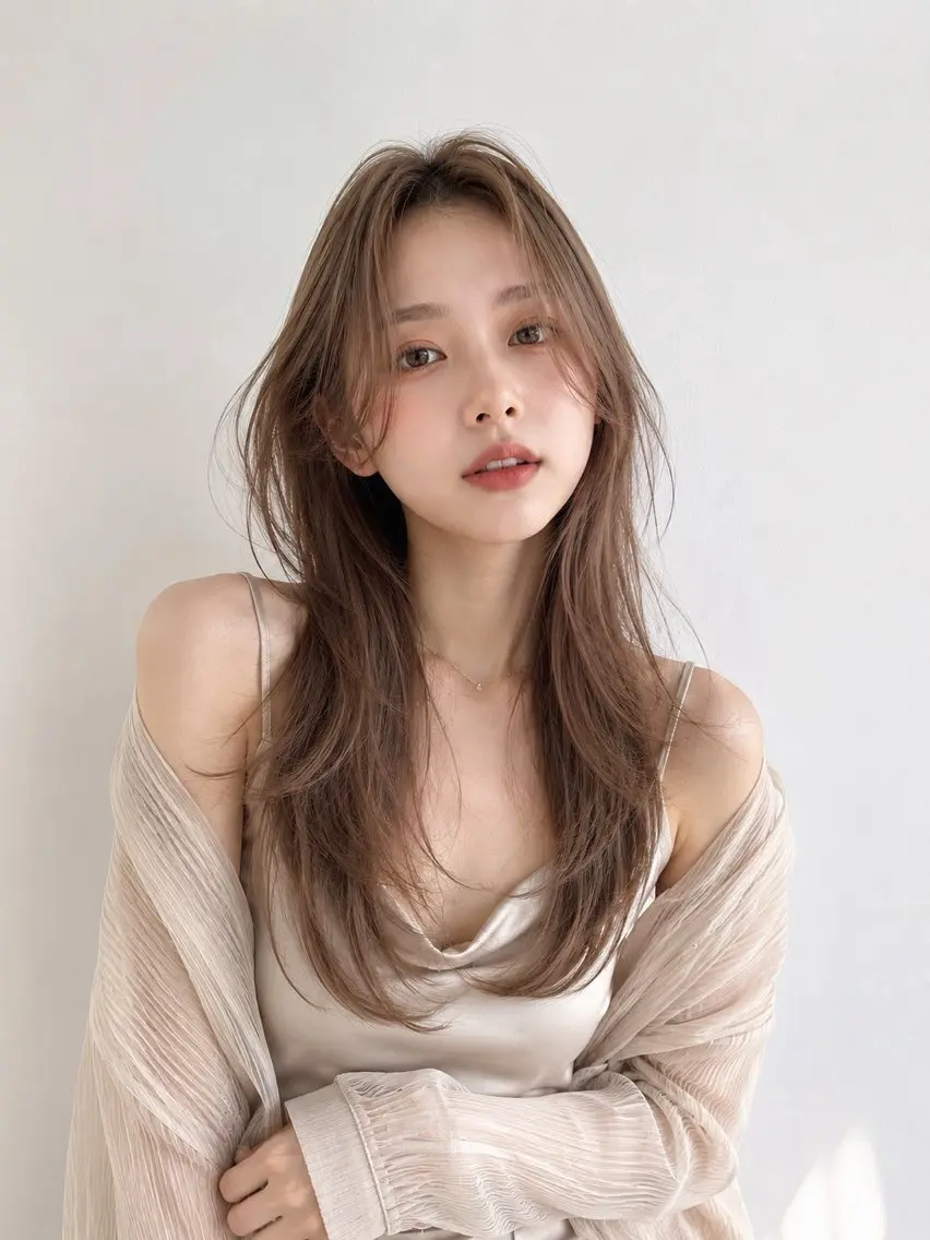 ロング カット レイヤー特化/メンズ 特化/大野真央のヘアスタイル