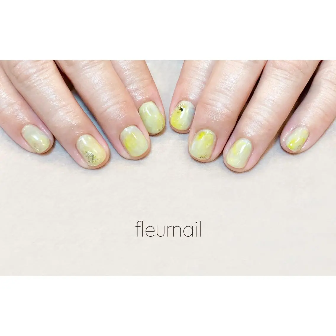 ネイル ジェルネイル パラジェル 春ネイル ハンドネイル fleurnail miuraのネイルデザイン