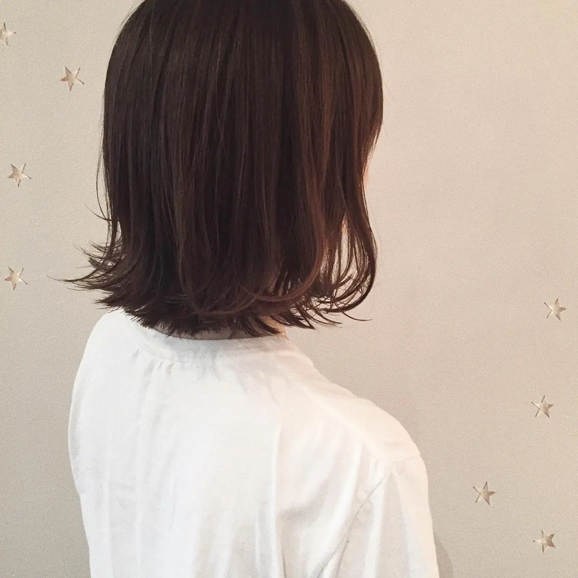 ミディアム ボブ 市川 千夏のヘアスタイル