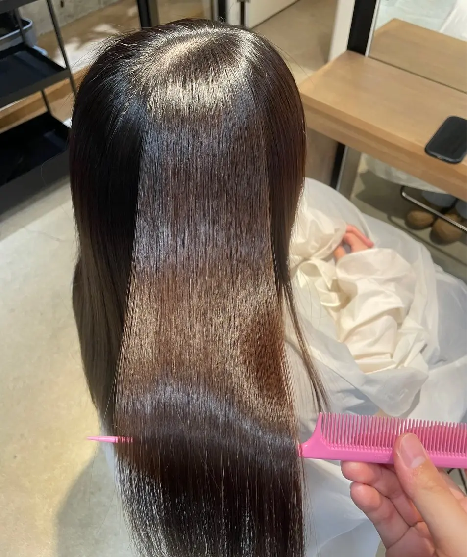 ロング パーマ porto まなみのヘアスタイル