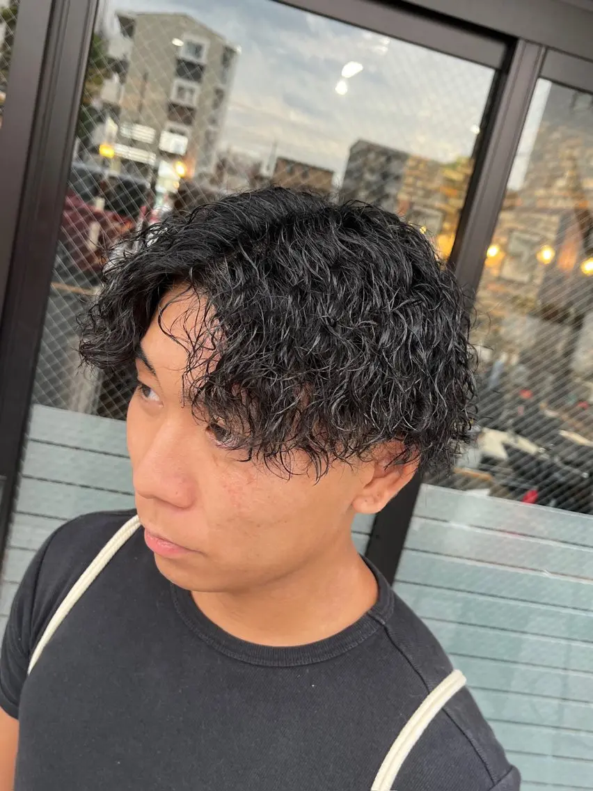 ミディアム パーマ ミディアムパーマ スパイラルパーマ 🌈予約の98%パ ーマ⭕️🌈福本のヘアスタイル